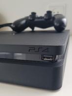PS4 Slim 500GB + draadloze controller, Spelcomputers en Games, Spelcomputers | Sony PlayStation 4, Ophalen, 500 GB, Zo goed als nieuw