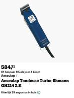Aesculap EHMANN
Turbo line GH 214 INCL 3 MM 5 MM 7 MM
Tondeu, Ophalen, Zo goed als nieuw