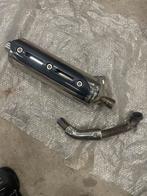 Zgan uitlaat piaggio 400cc 500cc nexus mp3 fuocco, Motoren, Ophalen of Verzenden