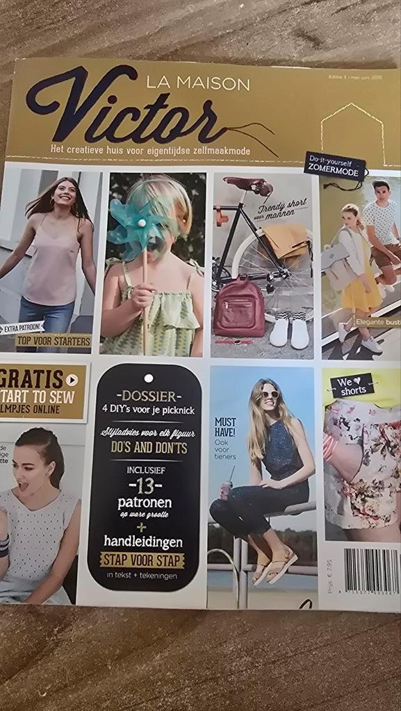 La Maison Victor - Zomermode Naaipatronen, Hobby en Vrije tijd, Kledingpatronen, Zo goed als nieuw, Overige typen, Vrouw, Overige merken