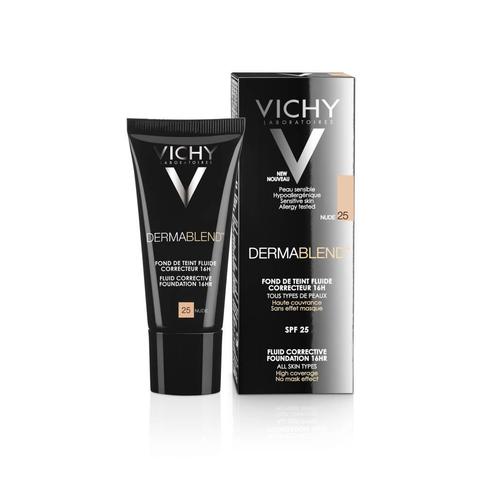 Vichy Dermablend Corrigerende Foundation 25 Nude 30 ml, Sieraden, Tassen en Uiterlijk, Uiterlijk | Gezichtsverzorging, Nieuw, Camouflage