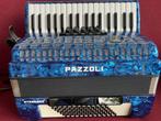Z.g.a.n. duitse Pazzoli Standard accordeon . 72 bas . Licht, Muziek en Instrumenten, Accordeons, 72-bas, Zo goed als nieuw, Weltmeister