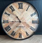 Klok Riverdale Nate 60cm, Huis en Inrichting, Woonaccessoires | Klokken, Ophalen of Verzenden, Zo goed als nieuw, Wandklok