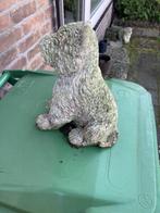 tuinbeeld van een hondje, Ophalen, Gebruikt, Beton, Dierenbeeld