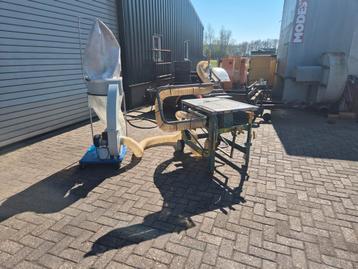 Gjerde 1603 zaagtafel met afzuiger  beschikbaar voor biedingen
