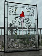 Glas in lood Olympische fakkel., Ophalen, Minder dan 80 cm, Nieuw, Glasplaat