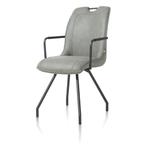 6 Nieuwe Arm Stoelen, kleur groen,+ metaal, Michiel van H&H, Huis en Inrichting, Stoelen, Ophalen, Overige kleuren, Nieuw, Metaal