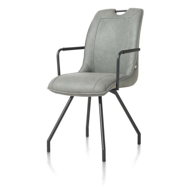 6 Nieuwe Arm Stoelen, kleur groen,+ metaal, Michiel van H&H, Huis en Inrichting, Stoelen, Nieuw, Vijf, Zes of meer stoelen, Metaal