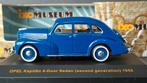 Opel Kapitan 4 deurs 1950 blauw 1:43 Ixo Museum Pol, Hobby en Vrije tijd, Verzenden, Nieuw, Auto