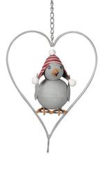 VOGEL IN HARTJE - MEZEN BOL - PINDA HANGER, Ophalen of Verzenden, Nieuw