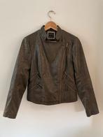 Si Company leather look jasje donkergroen, Kleding | Dames, Si Company, Ophalen of Verzenden, Zo goed als nieuw, Maat 36 (S)