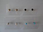 4 Paar steekoorbellen splinternieuw, Sieraden, Tassen en Uiterlijk, Ophalen of Verzenden, Nieuw, Goud, Overige materialen