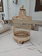 Kooi, metaal, brocante, hoogte 43cm totaal, Ophalen of Verzenden