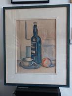 aquarel van Matthieu Wiegman, Antiek en Kunst, Ophalen