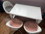 Leuk verstelbaar kinderbureau incl 3 stoelen, Ophalen, Gebruikt