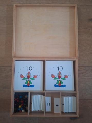 Vintage Rekenles Doos - Leren Tellen tot 20 beschikbaar voor biedingen