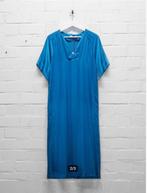 Just in Case - Prachtige satijnen Jurk maat 34 - Nieuw, Kleding | Dames, Blauw, Nieuw, Ophalen of Verzenden, Maat 34 (XS) of kleiner