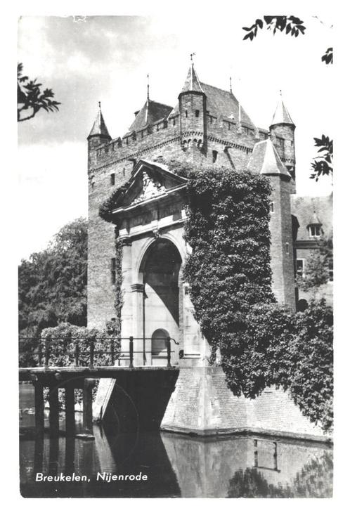 990478 Breukelen 1967 Utr Kasteel Nijenrode Gelopen met post, Verzamelen, Ansichtkaarten | Nederland, Gelopen, Utrecht, 1960 tot 1980