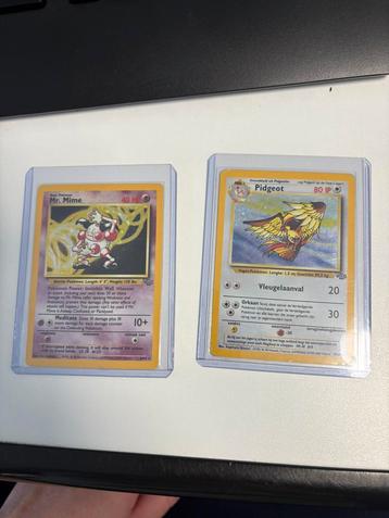 Jungle pidgeot ned en mr mime eng holo! Te koop of te ruil beschikbaar voor biedingen