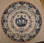 Rond wandbord ter herinnering van huwelijk Willem Alexander, Ophalen of Verzenden