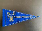 Oud Scouting Vilten Vlaggetje Baden Powell House. Zie foto’s, Ophalen of Verzenden, Zo goed als nieuw, Overige typen