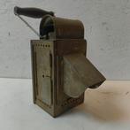 Antieke spoorweglamp messing gebr Smink Amersfoort, Ophalen of Verzenden