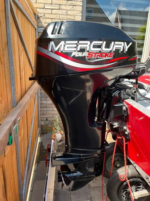 Mercury 25 pk bigfoot, Watersport en Boten, Buiten- en Binnenboordmotoren, Gebruikt, Benzine, Buitenboordmotor, 10 tot 30 pk, Elektrische start