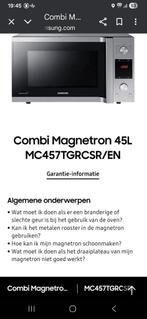 Combi Magnetron 45L - Perfect voor elk huishouden!, Witgoed en Apparatuur, Magnetrons, Combimagnetron, Gebruikt, Oven, Ophalen of Verzenden