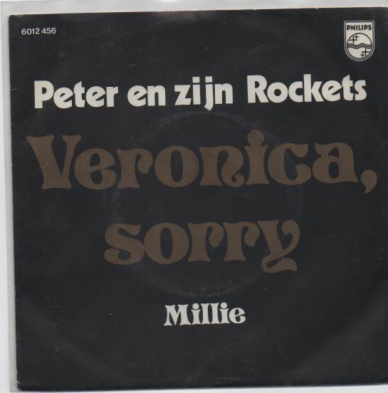 Peter en zijn Rockets- Veronica Sorry, Cd's en Dvd's, Vinyl Singles, Gebruikt, Nederlandstalig, Overige formaten, Verzenden