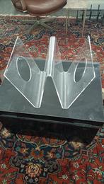 vintage plexiglas krantenbak tijdschriftenrek David Lange, Huis en Inrichting, Woonaccessoires | Krantenbakken en Lectuurbakken