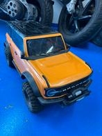 Traxxas trx-4 ford bronco oranje, Auto offroad, Zo goed als nieuw, Schaal 1:10, RTR (Ready to Run)