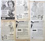 118 vintage advertenties reclames merken producten 49-50 A-P, Verzamelen, Merken en Reclamevoorwerpen, Ophalen