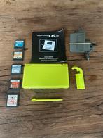 Nintendo DS Lite lime groen - spellen, lader,pennetje, tool, .., .., Met games, Ophalen of Verzenden