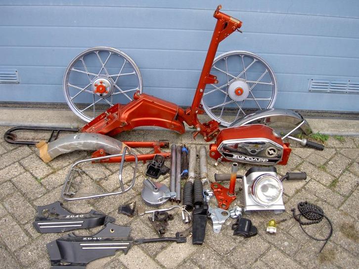 zundapp type ZD 40 onderdelen in 1 koop!!, Fietsen en Brommers, Brommeronderdelen | Zundapp, Gebruikt, Overige typen, Ophalen