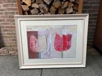 Schilderij tupen 90 cm x 71 cm met lijst, Ophalen of Verzenden, Zo goed als nieuw, 75 cm of meer, 50 tot 75 cm