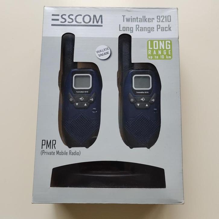 Walkie-talkie Esscom Twintalker 9210, Telecommunicatie, Portofoons en Walkie-talkies, Zo goed als nieuw, Portofoon of Walkie-talkie