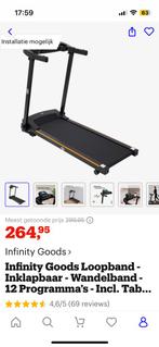 Infinity Goods loopband, Sport en Fitness, Fitnessapparatuur, Ophalen, Zo goed als nieuw, Loopband