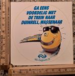 Vintage sticker logo NS Nederlandse Spoorwegen Duinrell, Verzamelen, Ophalen of Verzenden, Nieuw, Overige typen