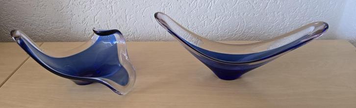 2 glazen schalen Bayel France, Antiek en Kunst, Antiek | Glas en Kristal, Ophalen of Verzenden