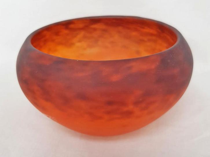 Schneider - Coupe bijoux - Art Deco - Glaspasta., Antiek en Kunst, Antiek | Glas en Kristal, Ophalen of Verzenden