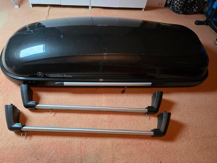 Mercedes-Benz Dakbox met Dakdragers, Auto diversen, Dakkoffers, Gebruikt, Ophalen of Verzenden