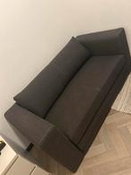 Donkergrijze Slaapbank - Zo Goed Als Nieuw, Ophalen, Tweepersoons, 140 cm, Zo goed als nieuw