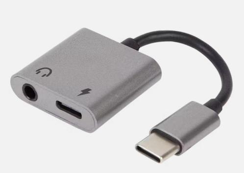 Splitter USB-C naar USB-C en 3.5 mm jack, Telecommunicatie, Mobiele telefoons | Toebehoren en Onderdelen, Nieuw, Samsung, Snoer of kabel