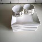 12 palmer borden 18 x 18 en bonbonschaaltjes, Ophalen of Verzenden, Zo goed als nieuw, Porselein, Bord(en)