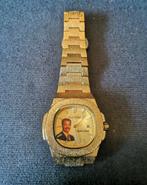 Gouden polshorloge Saddam Hussein., Overige merken, Goud, Polshorloge, Verguld