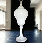 Enorm ( 105 cm hoog!) opaline glas object pot met deksel, Ophalen, -, -, Zo goed als nieuw