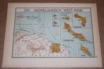 Oude kaart - Nederlandsch West-Indië - Circa 1935 !!, Nieuw, Nederland, Ophalen of Verzenden