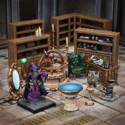 Scenery: Wizards Study Mantic MGTC105 Dungeons Dragons, Hobby en Vrije tijd, Gezelschapsspellen | Bordspellen, Nieuw, Een of twee spelers