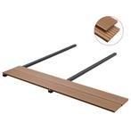 Terrasplanken met accessoires 20 m² 2,2 m massief HKC teak, Ophalen of Verzenden, Nieuw, Hout