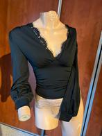 OUI blouse met kant maat XS zgan, Zwart, G, T, Ophalen of Verzenden
